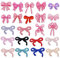 JMZLLRX 22 PCS Bow Iron on Patch Bow Patches Embroidery Bow Ties Applique, Bows Sewing Embroidered Appliques for Hats Bags Jackets