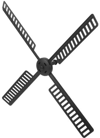 Didiseaon Solar Windmill Lighthouse Accessories: Garden Windmill Parts Waterproof Plastic Replacements with Rotating Parts for Outdoor Decor