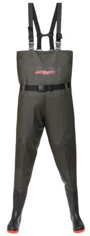 Generisch Wathose Herren Damen Frauen Wathose mit Stiefeln wasserdichte Atmungsaktive Crosswater Waders Größe 36-47 für wie Angelsport und Camping Outdoor-Aktivitäten