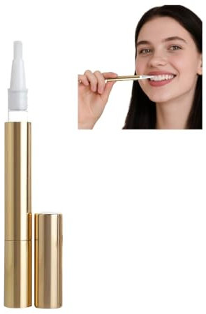 Zahnaufhellung Whitening Pen, Flecken entfernen Zähne Aufhellen Teeth Whitening Strips, Low Sensitivity Mint Flavor für Helleres Lächeln Weiße Zähne Efficiently Schnelles Removes Tough Stains (2ml)