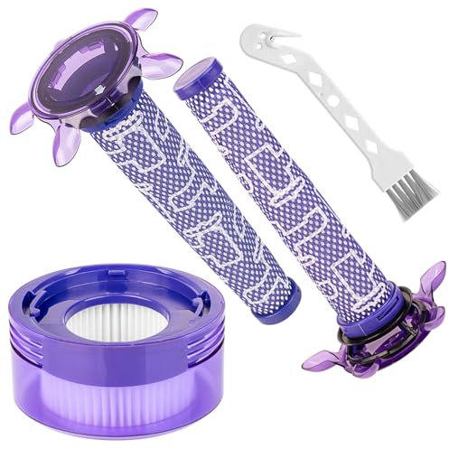3 Stück Upgrade V8 Staubsauger Filter Ersatz Kit für Dyson V7 V8 Akku Staubsauger Tier Extra SV25 SV37, Teilenummer 965661-05, 967478-05