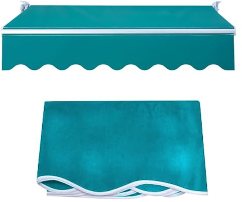 GYYDXXFC Toldo De Repuesto For Patio, Toldo De Lona Impermeable For Ventanas Exteriores, Toldo De Lona Impermeable For Patio, Terraza Y Balcón.(22.9x9.8ft/7x3m)
