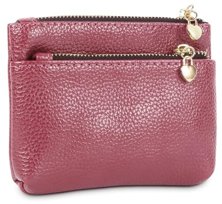 Mini Geldbörse Damen, Geldbörse Damen Klein, Münzbeutel Portemonnaie PU Geldbeutel Coin Purse Wallet für Frauen