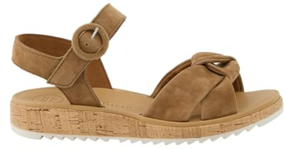 Paul Green Damen - Sandaletten 6105-099 in braun Rauleder