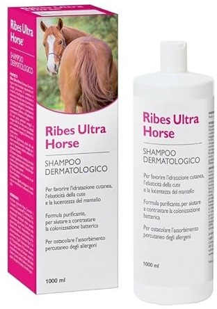 Ribes Ultra Shampoo Dermatologico Balsamo - Flacone da1 lt - Linea Horse