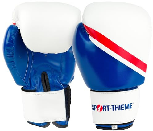 Sport-Thieme Boxhandschuhe Sparring | Optimierter Schutz, Extra Polsterung, Atmungsaktiv, Abwaschbar | Paar | PU, Eva-Schaum