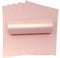 Syntego Karte Rose, Gold Rose mit Gold Perlglanz-Schimmer Dekorative, doppelseitige Karte 300 g/m² (10) (Rose Gold, A4)