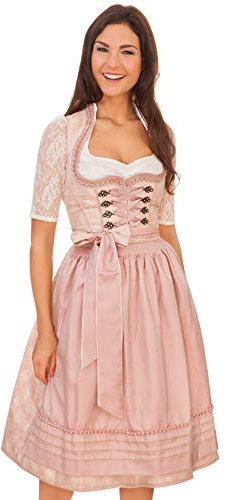 Midi Dirndl 2tlg. - Silvia - rosé