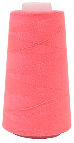 4 Konen Overlockgarn - á 3000 yds = 2743.2 m // 12.000 yds = 10972.8 m - Auswahl aus 26 Farben (933 - NEON PINK)