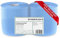 2 x blaue saugstarke Papierrolle, 1000 Blatt, 22x36 cm | 2-lagige perforierte Papiertücher | Putztuchrolle für Industrie, Werkstatt und Restaurant | Durchmesser 25 cm