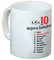 Regalo personalizado para amantes del fútbol: taza ‘Top 10 futbolistas’ personalizable con nombre
