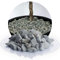 Schicker Mineral Diabas Ziersplitt grau 25 kg, Naturstein, Splitt für Steingärten, Beet, Gartenteich, Fassadenschutz, Weg- und Terrassengestaltung, robust, witterungsbeständig (Körnung 16-22 mm)