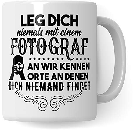 Pagma - Taza con impresión para fotógrafo, idea de regalo para fotógrafos, tazas de café, fotografía, objetivo de taza, regalos para fotógrafos, cámara de fotos, taza de café