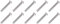 M3.5 x100mm Long Electrical Machine Screws for Light Switch Plug Socket x10