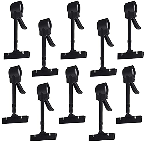 10pcs Warenzeichen Clip Zeichen Warendisplay Klammern Anzeige Clip on Klammern für Preisschilder Memo Anzeige Tischnummern Karten Fotos