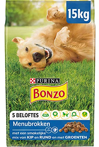 Bonzo Menübrocks mit Huhn - für Erwachsene Hunde - 15kg