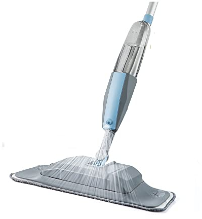FURUIWUFENG mop Hand Spray Mop Broom Set Magic Belt Quickly Sweep The Floor Scrubbing Cleaning Household Tools Flat Mop Lazy Mop window cleaning kit (Color : 3 pcs mop pads)