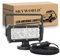 SKYWORLD Feux de Travail aimanté 7 Pouces 18cm 36W Phare de Travail LED avec Base magnétique, inondation Portable Lampe 12v 24v pour Offroad Voiture camions SUV 4x4 Tracteur Bateau