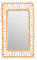 Atmosphera - Miroir de Porte - rotin 35x58 cm