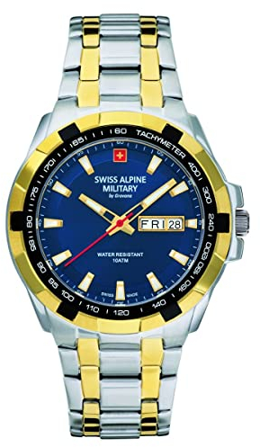 Swiss Alpine Military by Grovana Herren Uhr Analog Quarz 7043.1145SAM Edelstahl