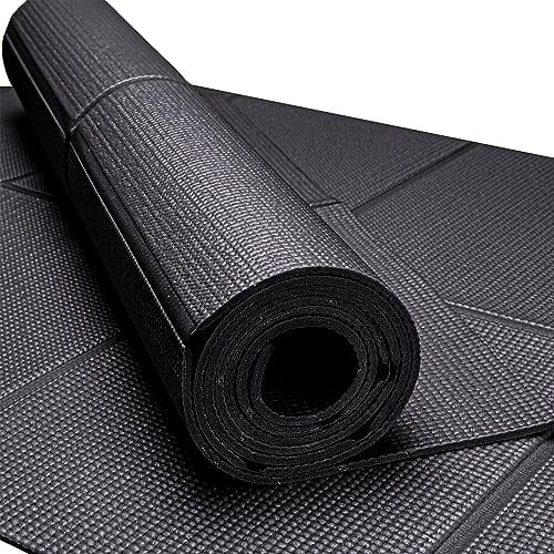 Black Shelf Liner for Under Sink - 5 mm Thick Strong Grip Non-Slip Large Toolbox Drawer Mat for Wire Shelving Cabinet - 24 in Wide × 68 Inch