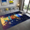 Weltraum-Teppich für Jungen Zimmer, Universum Planet große Fläche Teppich für Jungen Mädchen Schlafzimmer, Outer Space Planet Teppich Galaxy Planet Nebula Erde,K-100x160cm(39x63inch)