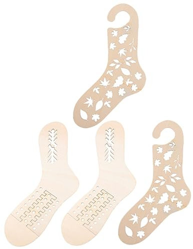 CIMAXIC 4stücke Sockenspanner Aus Holz Für Stricken Diy Sockenformen Zum Handstricken Socken Werkzeuge Zum Stricken Für Modelle Und Präsentation