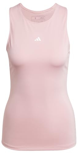 adidas Damen Techfit Racerback Training Tank Top, semi pink Spark, L