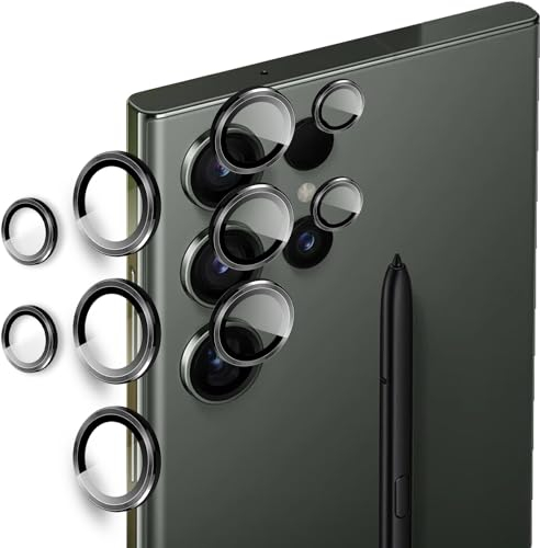 Vsjnk Camera Protection for Samsung Galaxy S24 Ultra 5G, Pack of 2 9H Tempered Glass HD Clear Lens Protective Glass HD Clear Camera for Samsung S24 Ultra 5G