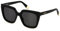 Furla Damen Sfu776 Sonnenbrille, Schwarz (Shiny Black), 66
