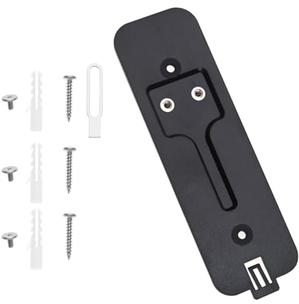The Lord of the Tools Doorbell Back Plate Black Doorbell Mount Doorbell Mounting Bracket Doorbell Accessories Doorbell Mounting Plate Compatible with Blink
