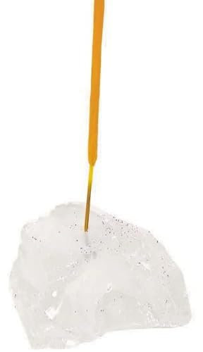 Something Different Porta incenso in cristallo di quarzo, Trasparente, taglia unica