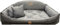 Dogs4Life Waschbar Orthopädisches Hundebett Hundekissen Hundesofa Hundekorb für Kleine Mittelgroße Grosse Hunde S - XXL Personalisiert mit Namen (XL, Ekoleinen)