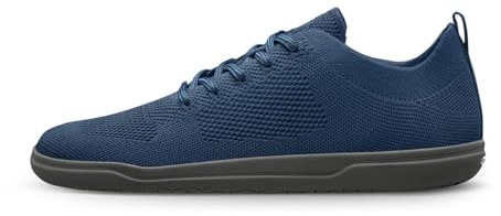 GROUNDIES Active Knit Herren-Sneaker, leichte Sportschuhe mit breiter Zehenpartie, Mikrofaser-Futter und rutschfester Sohle, blau, 45.5 EU Ancho