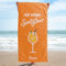 Firebox Personalisierbares Aperol Spritz Strandtuch – Handtuch mit Namen & Spruch – Weiches Mikrofaser-Baumwoll-Handtuch 140x70 cm – Geschenkidee für Frauen & Aperol-Fans – Sommer Must-Have