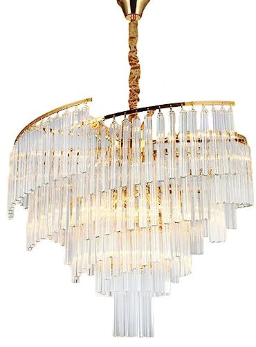 Modernes Wohnzimmer Kristall Kronleuchter Kristallkronleuchter im französischen Empire-Stil Moderne zeitgenössische Pendelleuchte Elegante hängende Deckenleuchte for Eingangsbereich Kücheninsel Wohnzi