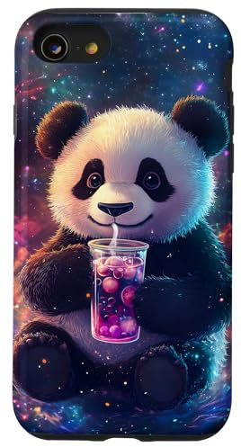 iPhone SE (2020) / 7 / 8 Panda Boba Galaxy Case