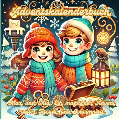 Max und Mia: Ein magischer Advent voller Freude und Geheimnisse: 24 magische Geschichten und Ausmalbilder, die den wahren Zauber der Weihnachtszeit enthüllen