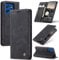 Cracedily Funda para Motorola Moto Edge 50 Neo Case, Carcasa Protectora Antigolpes Case, Soporte Plegable, Ranura para Tarjeta, Cover Cuero PU Carcasa Moto Edge 50 Neo, Negro