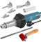 TRY-YEAN Professionelle 1600W Heißluftfön Kunststoff Schweißgerät Heißluftpistole, für Vinyl PE PVC Schweissgerät Mit Kunststoffstab, Schnelllötdüsen, Roller