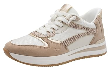 Tamaris Wide FIT Sneaker Materialmix Leder/Textil/Synthetik H-Weite