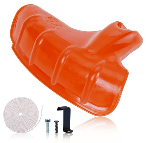 Hyceker FS56RC Trimmer Deflector Shield Guard Kit for Stihl FS55 FS56 FS70 FS55R FS56R FS70R String Trimmer Weedeater Parts, Trimmer Debris Deflector Protector Starter Rope 4144-710-8117,4144-713-4503
