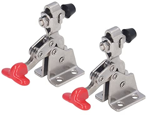 Hapivida Serre joint vertical à libération rapide, Capacité de serrage 68kg Outil de serrage pour assemblage, Fixation pour travaux de bois et décoration intérieure