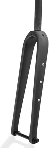 CUCKQUIC Starrgabel aus 700C Carbon für Rennräder und Gravelbikes, 12x100 mm Steckachse, Scheibenbremse, 1 1/8 gerades/konisches Gabelrohr B,Straight Tube