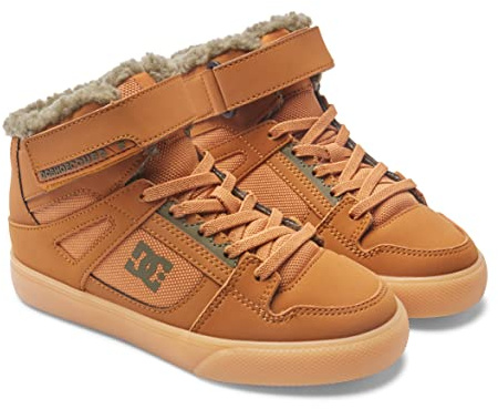 DC Shoes Jungen Pure High-top Sneaker, Wheat, 39 EU