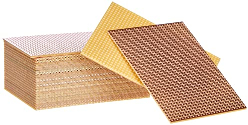 Rademacher 710-2 Streifenrasterplatine (25 STK.) Hartpapier 75 x 100 mm, Rastermaß 2,54 mm, 39 Leiterbahnen, Kupfer Auflage einseitig 35 µm, Platine 1,6 mm stark