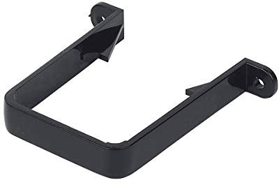 3 Pack RCS1B FLOPLAST Square Stand Off Downpipe Clips (Black)