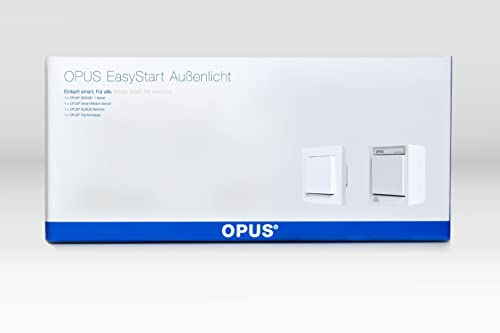 OPUS® EasyStart - Zusätzlicher Lichtschalter im Außenbereich polarweiß