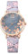 Armbanduhr Damen Uhren Schmuck Quarzuhr Analog Edelstahlarmband Muttertagsgeschenk Geburtstagsgeschenk Frauen Mädchen Mode geprägte Blumen Kleine frisch Bedruckte Gürtel Student Quarz Uhr