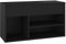 vidaXL Schuhbank Sitzbank Bank Sitztruhe Schuhschrank Schuhablage Schuhregal Schuhaufbewahrung Schuhständer Schwarz 80x30x45cm Holzwerkstoff